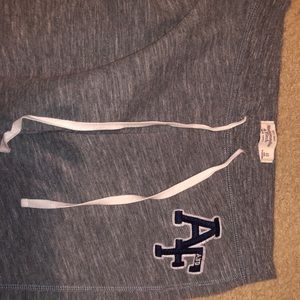 A&F gray thick sweatpants!